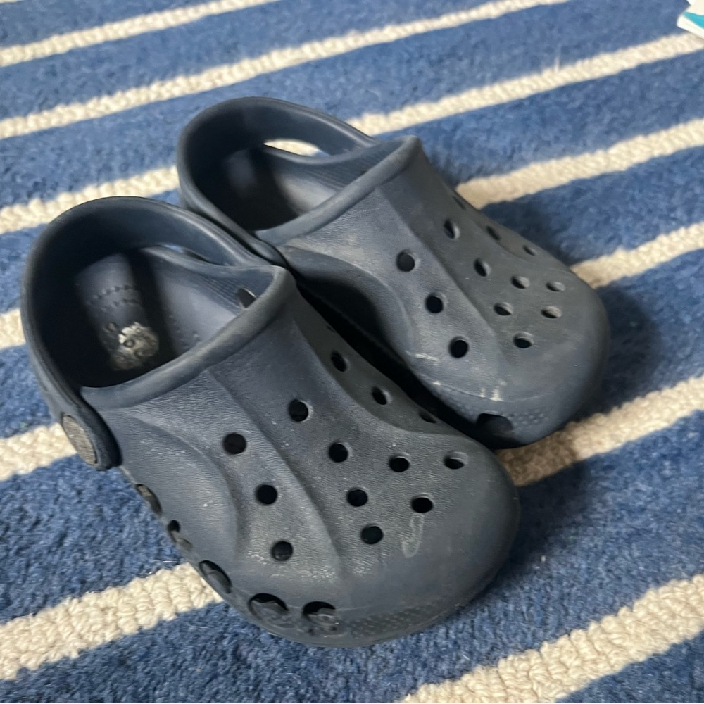 Kids Slip-On Crocs - Navy Blue 9